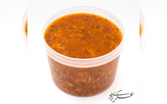 سوپ جو با مرغ
